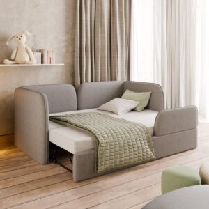 Naomi Babybett in der Ausführung mit zusätzlicher, gleich großer Liegefläche